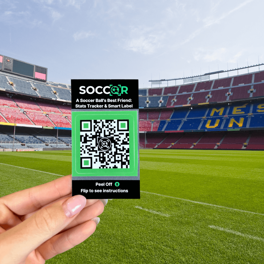 SoccQR tag at a soccer tournament