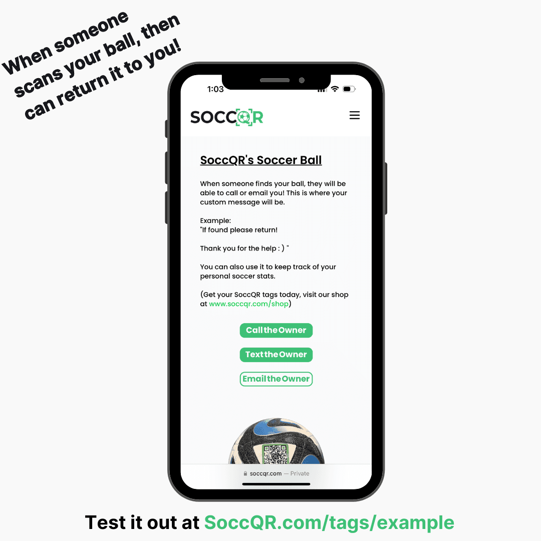 SoccQR coach dashboard showing player activity